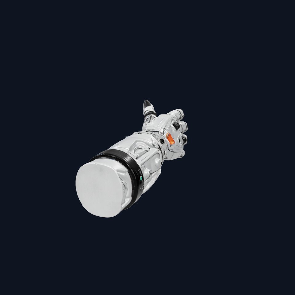 Futuristic Robotic Hand Model Pack with PBR Textures